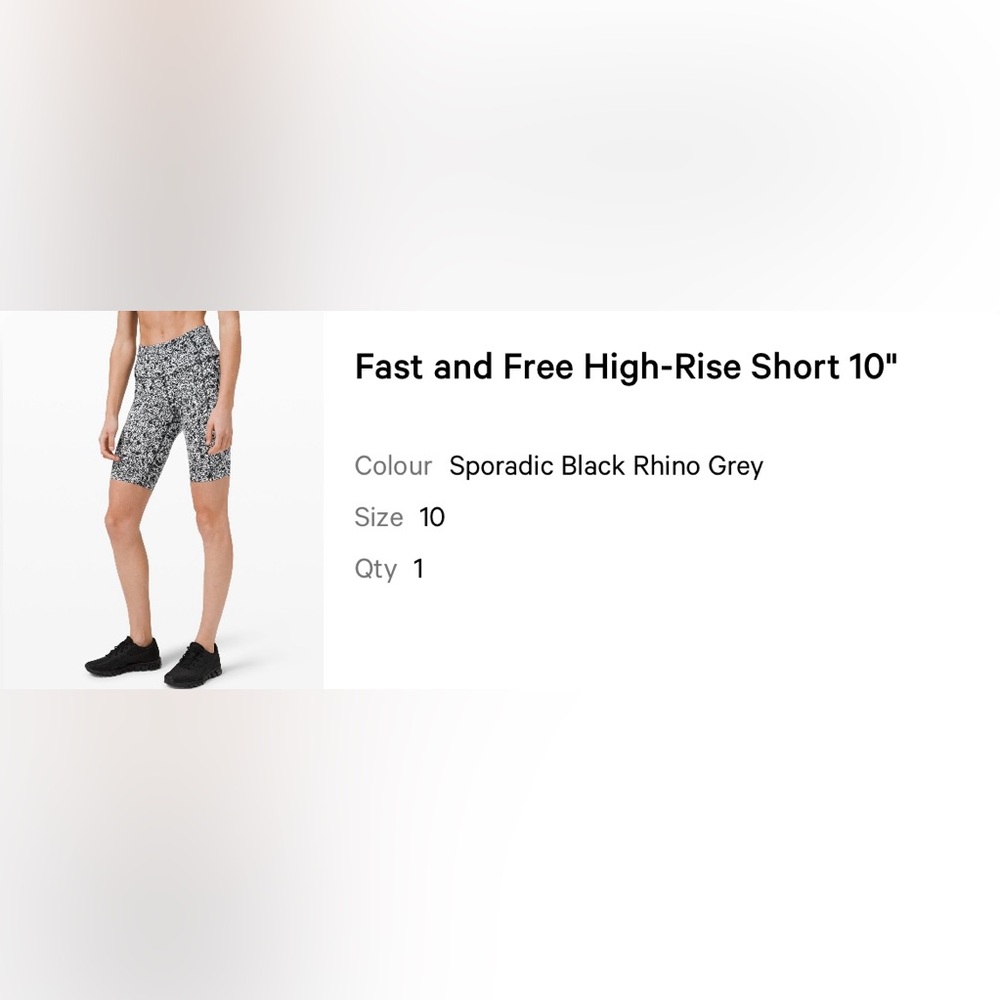 Fast and Free HR Short 10” - Size 10